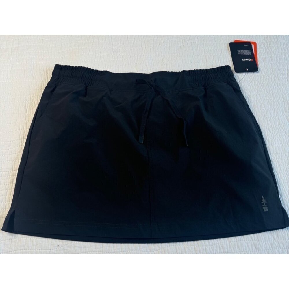 Bass Outdoor Womens Activewear Tennis Golf Skort SZ M Black Pockets NEW - Picture 12 of 12